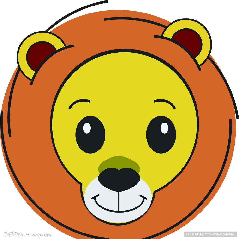 logo卡通狮子