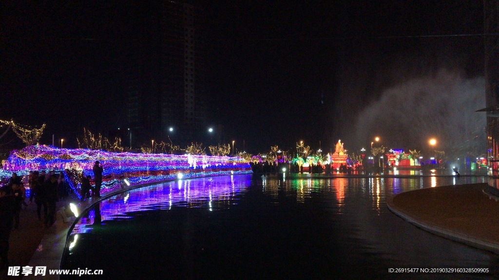 城市燈光美景