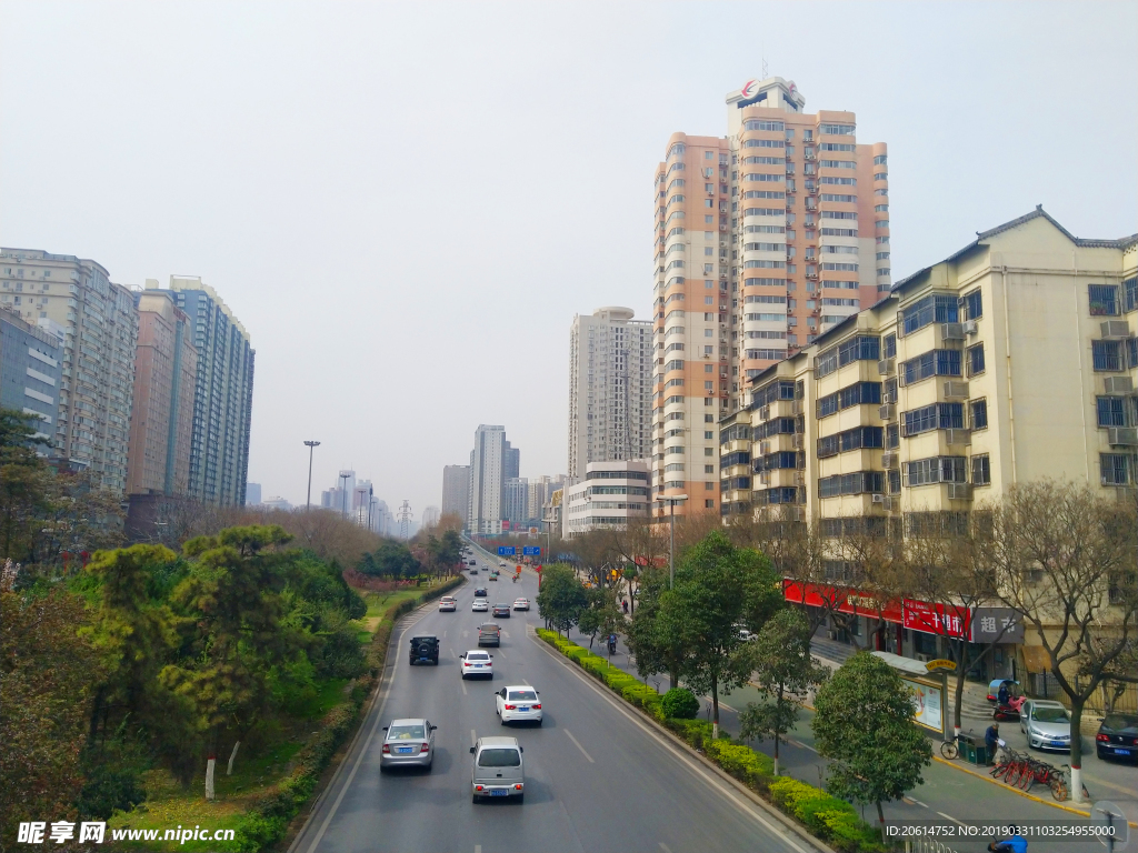 城市高樓風景