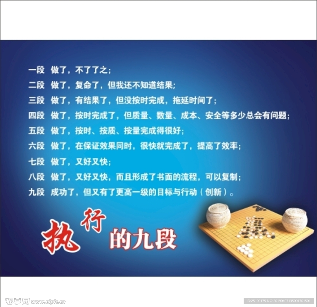 執行的九段