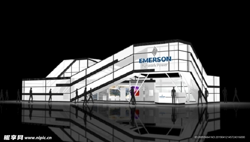 3d展覽設計 展臺設計 簡潔