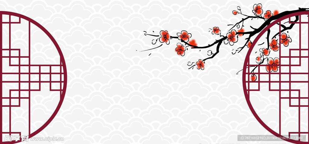 中國風山水圖