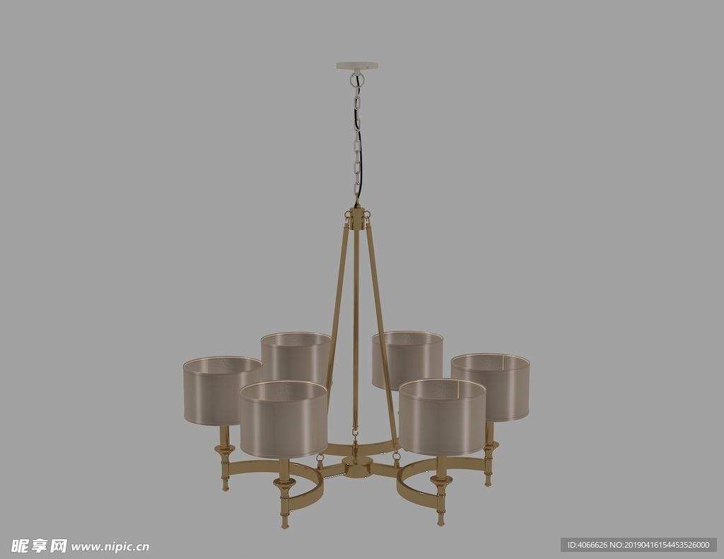 室内吊灯3d模型