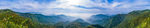 莫干山顶峰全景自然风景