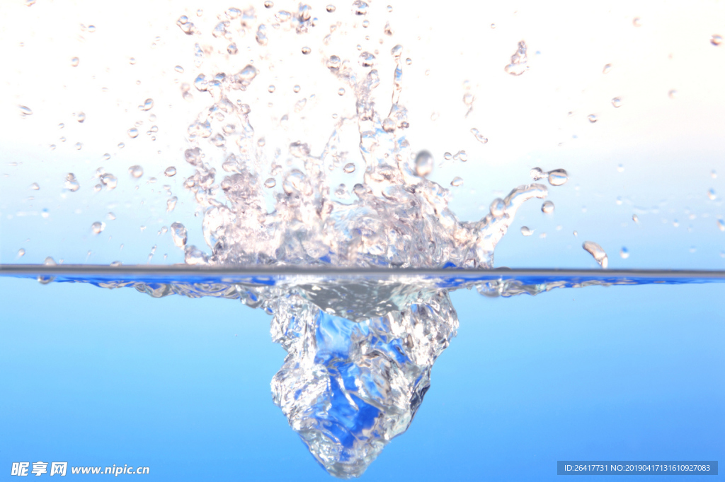 水珠 水面 水 水素材 氣泡