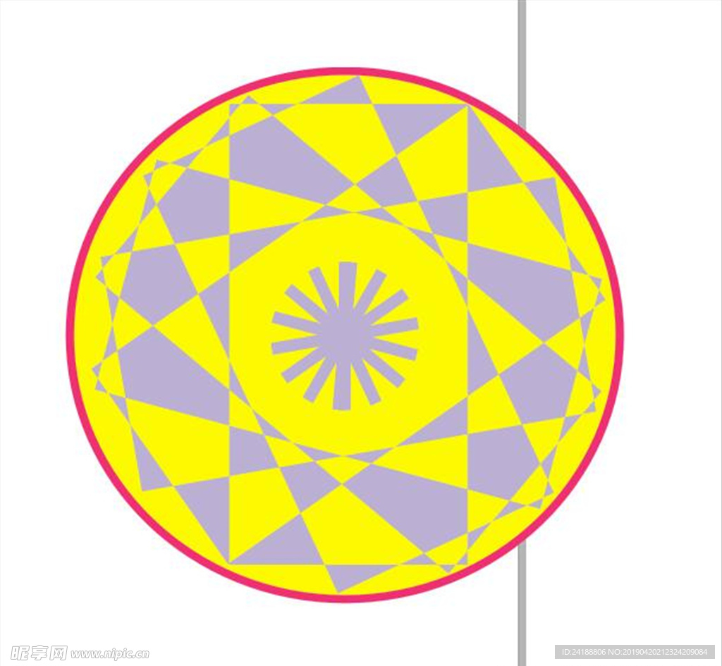 矢量花紋