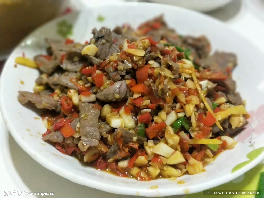 酸辣牛肉片