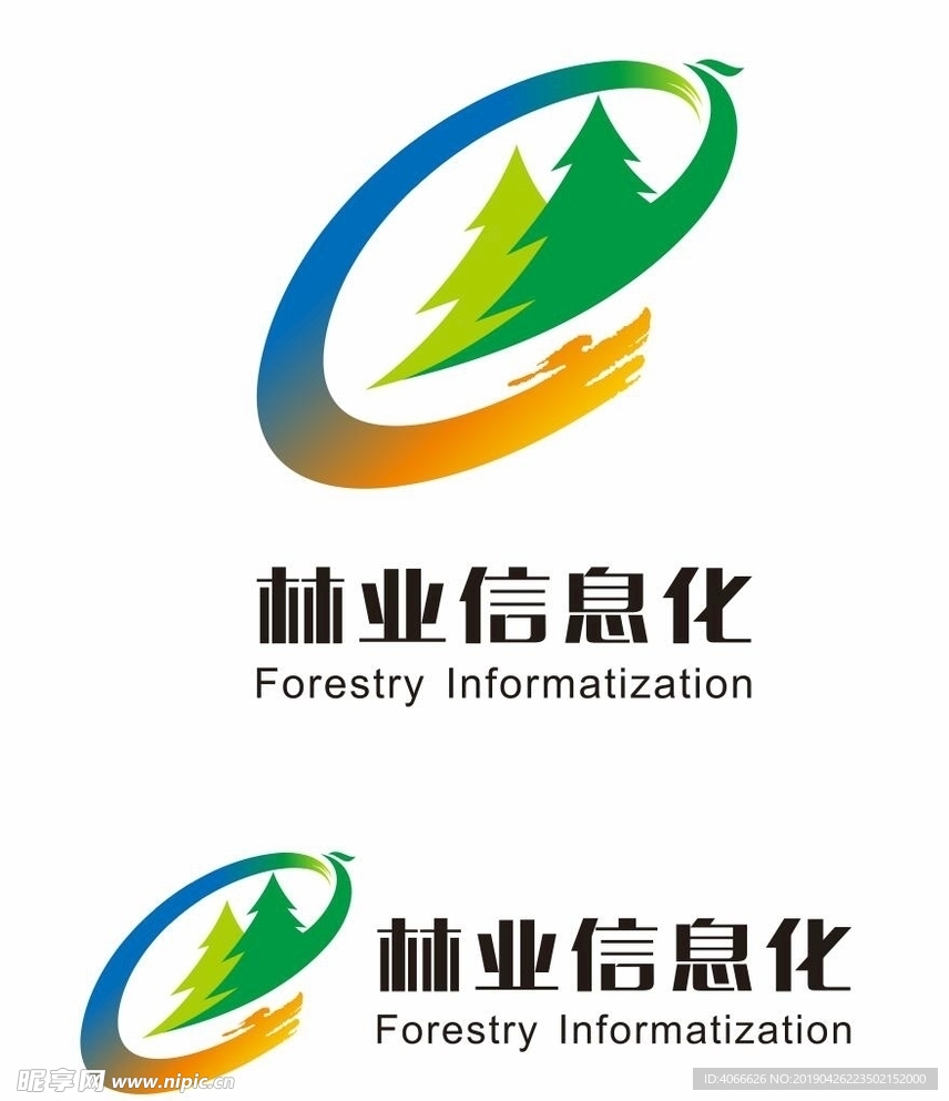 林业信息化中心logo