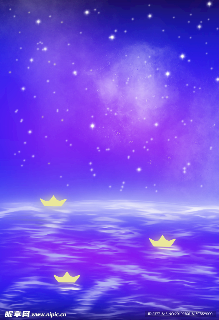 紫色夢幻背景