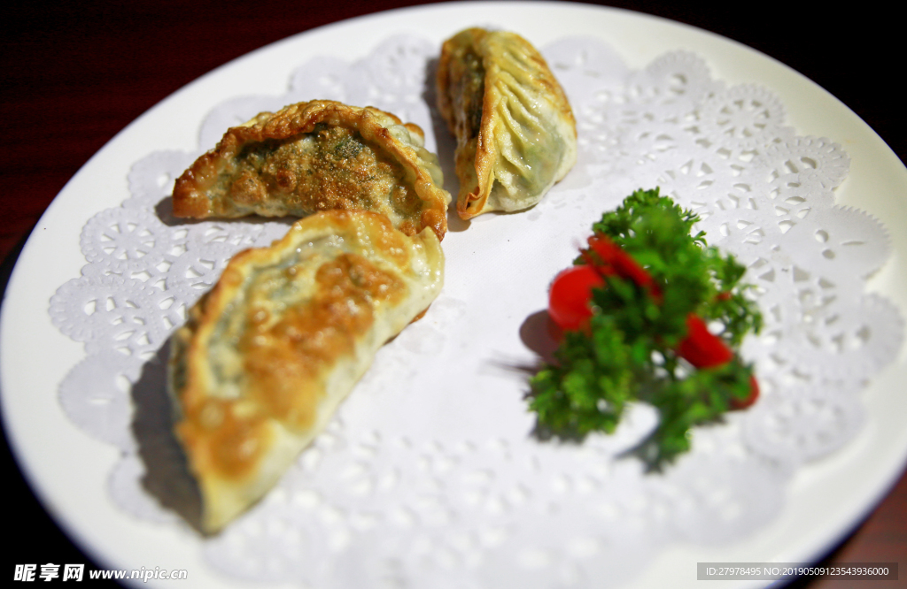 香煎 韭菜餃