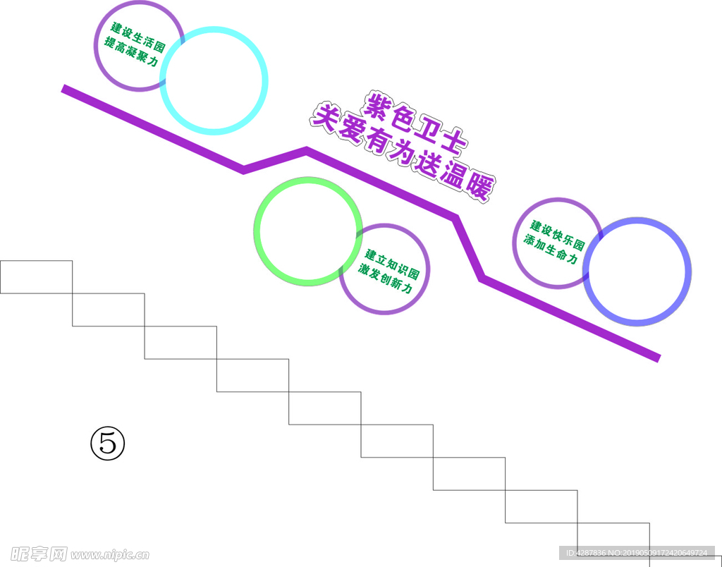 电力供电所名片--楼梯间文化4