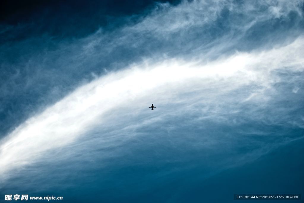 仰望天空飛機(jī)