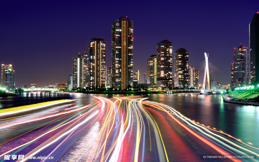 城市燈光夜景
