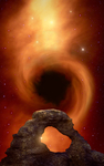 黑洞图片素材宇宙螺旋星空图片