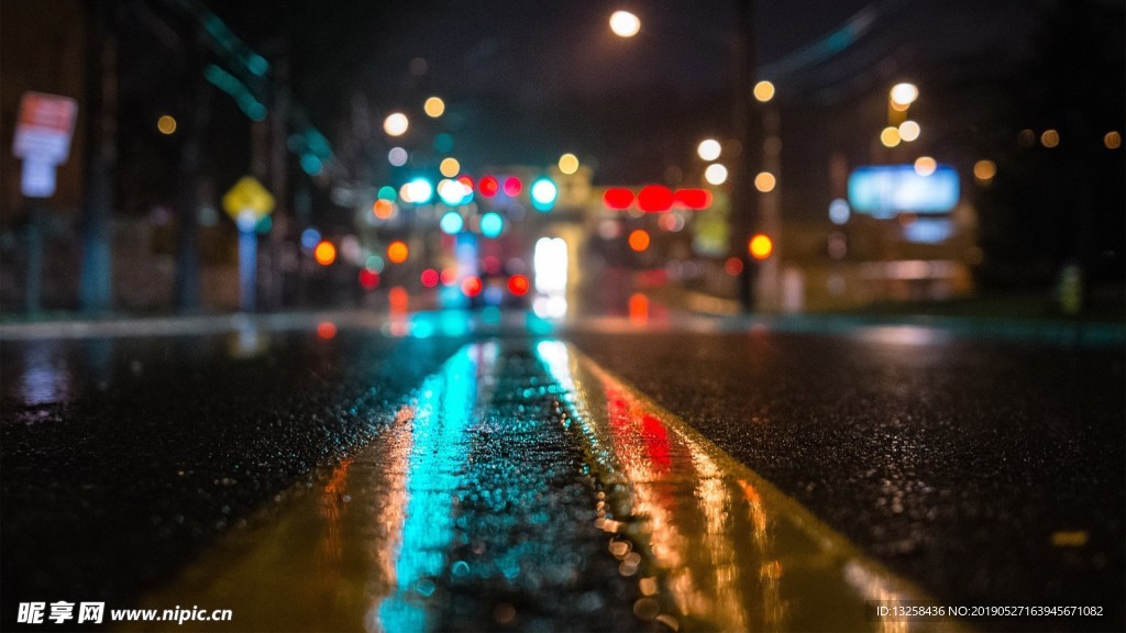 雨后街道