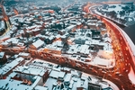 雪后城市