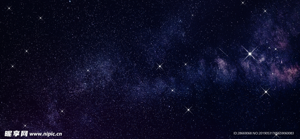 夢幻抽象夜空星空星座背景