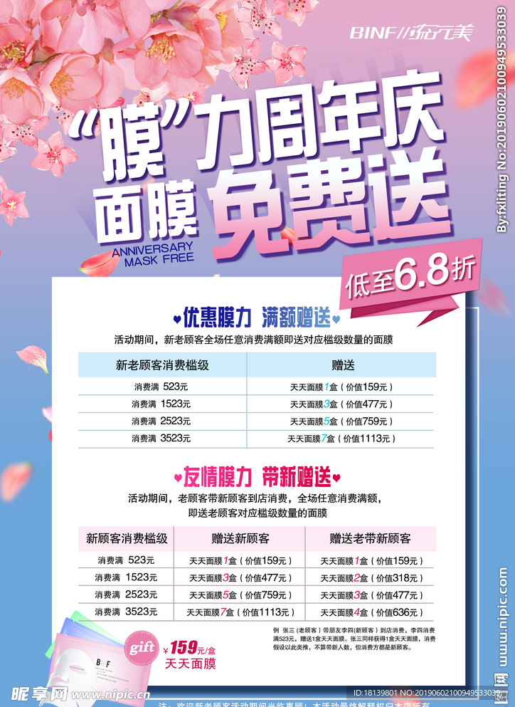 面膜周年慶