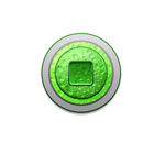 绿色水滴按钮