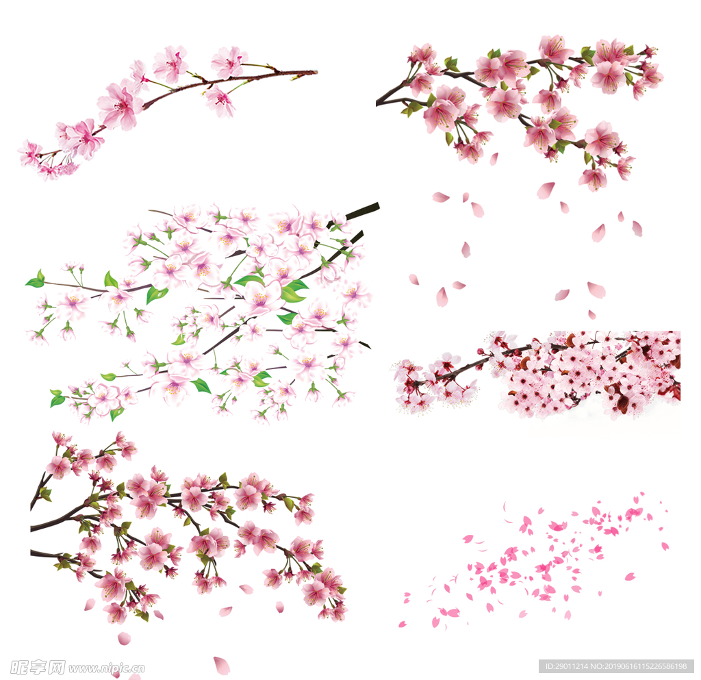 桃花素材
