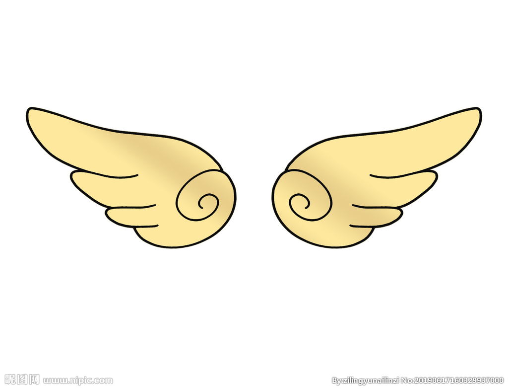 天使翅膀金色