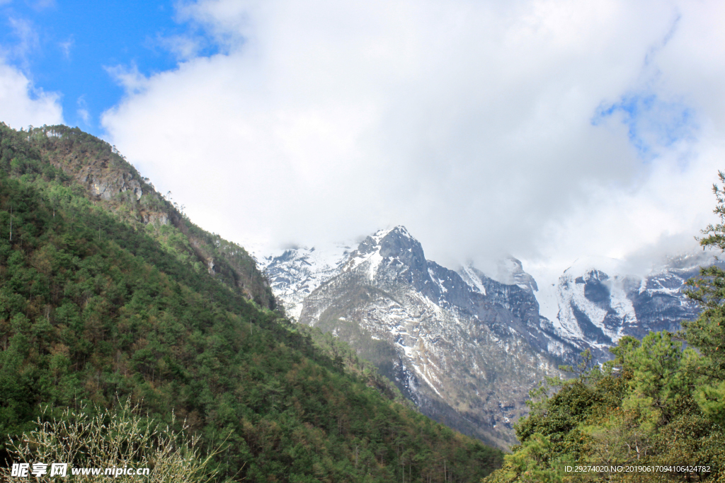 風景照云南玉龍雪山