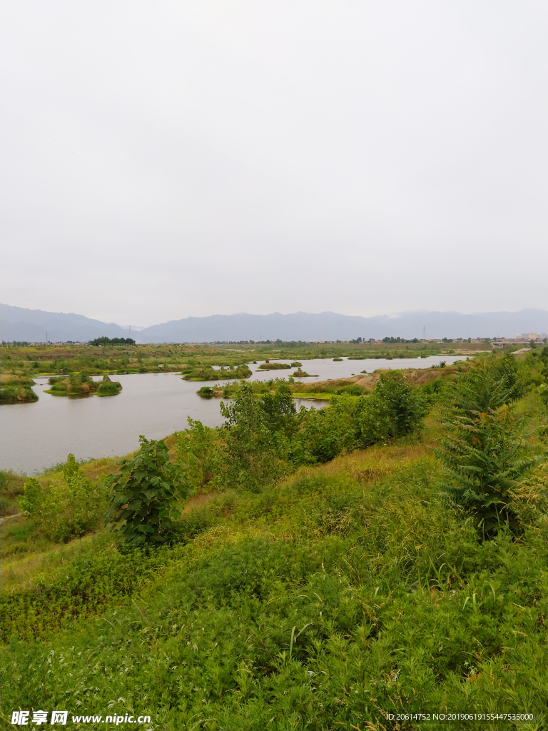 鄉村河道風景