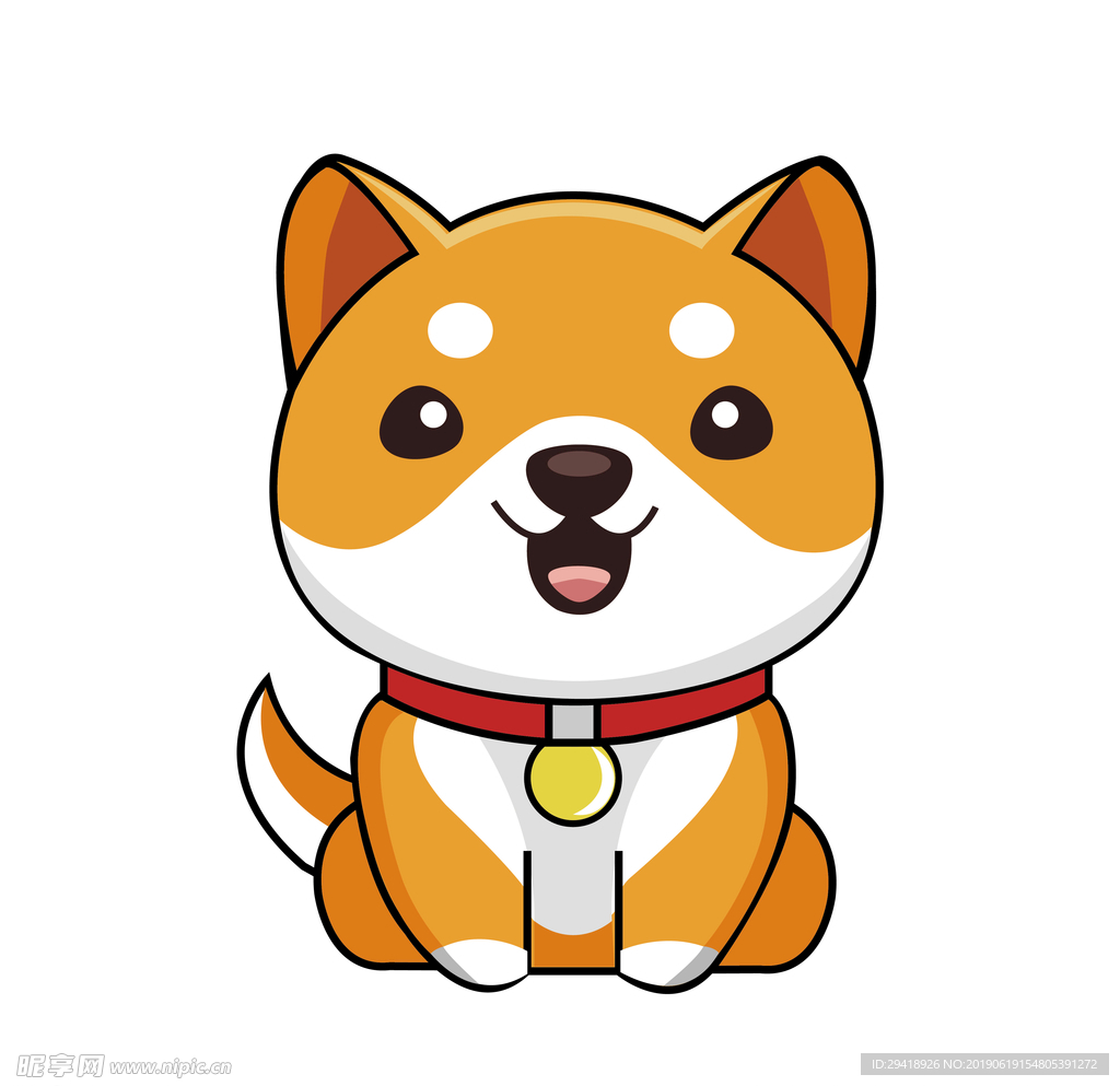 卡通柴犬