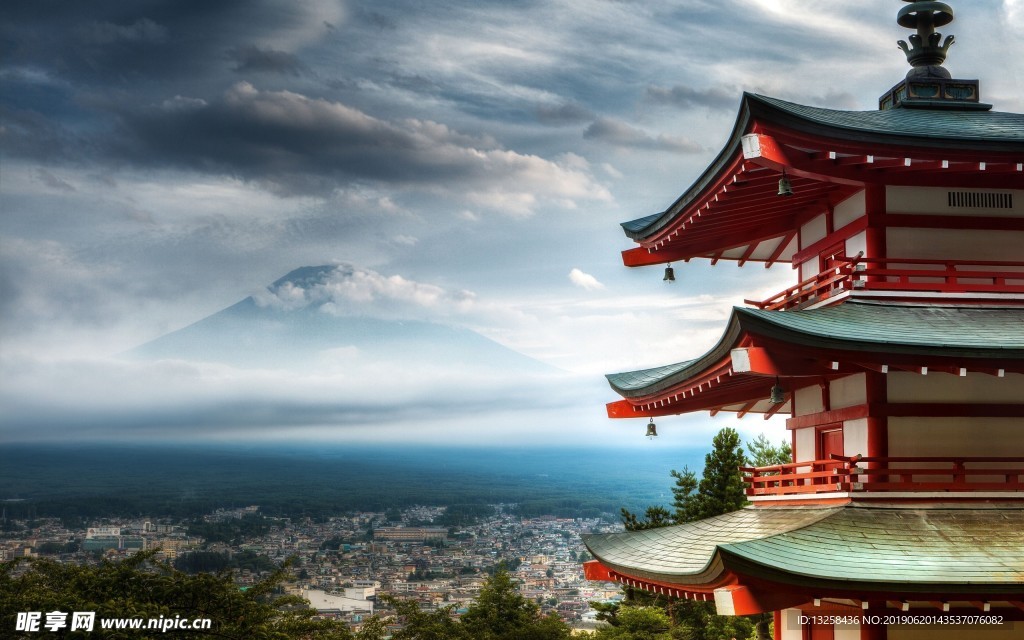 古代建筑樓閣圖片背景