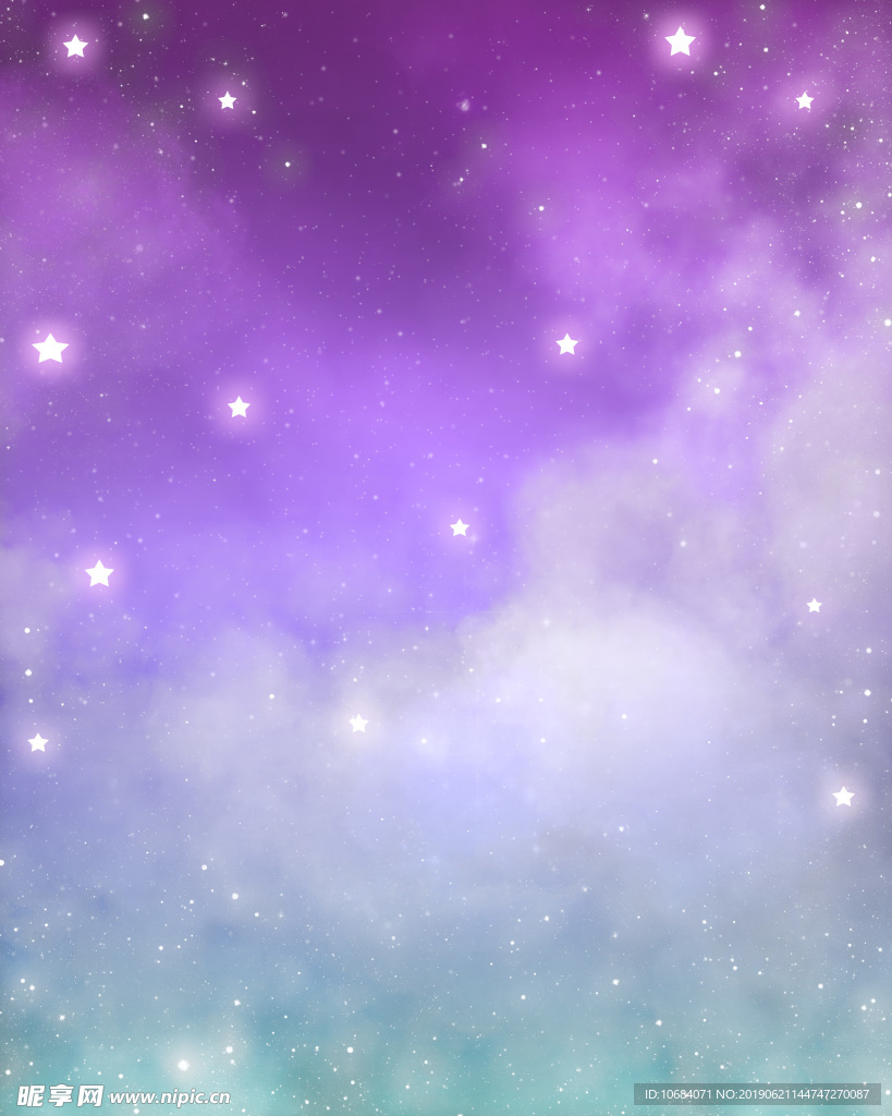 唯美星光夢幻矢量背景圖片