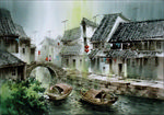 中式风景油画