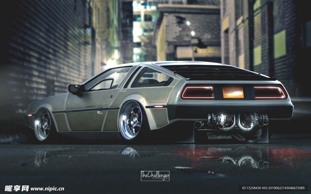 灰色跑車