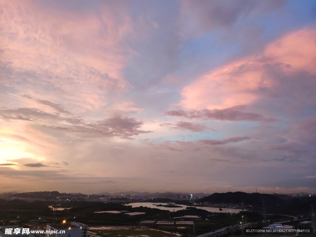 深圳晚霞