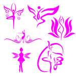 美容院 logo 女性 图标