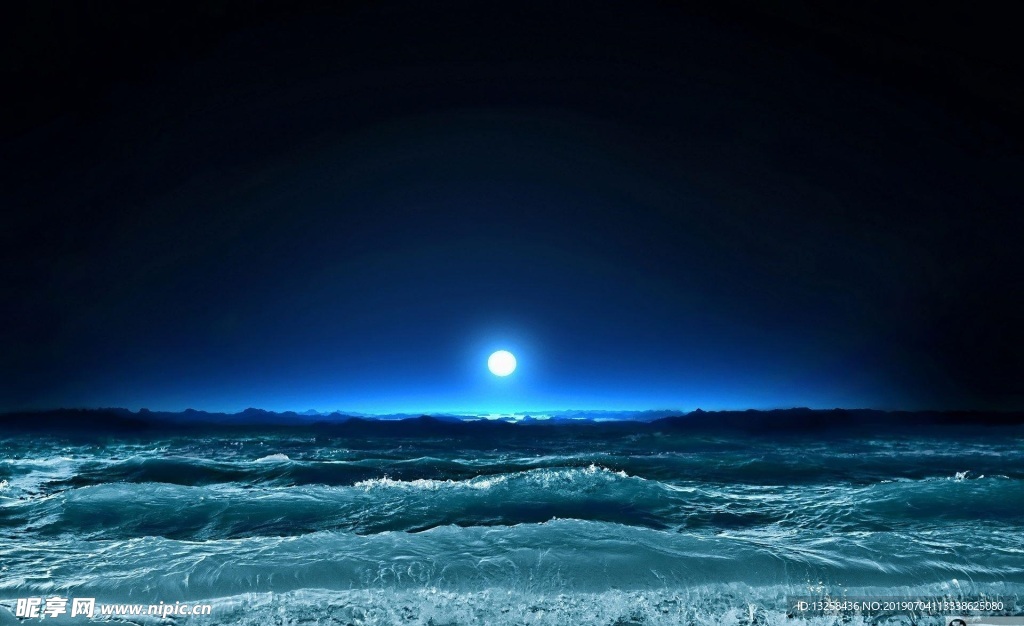 大海明月