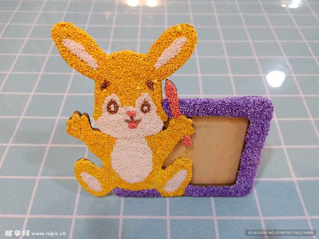 雪花泥手工作品相框