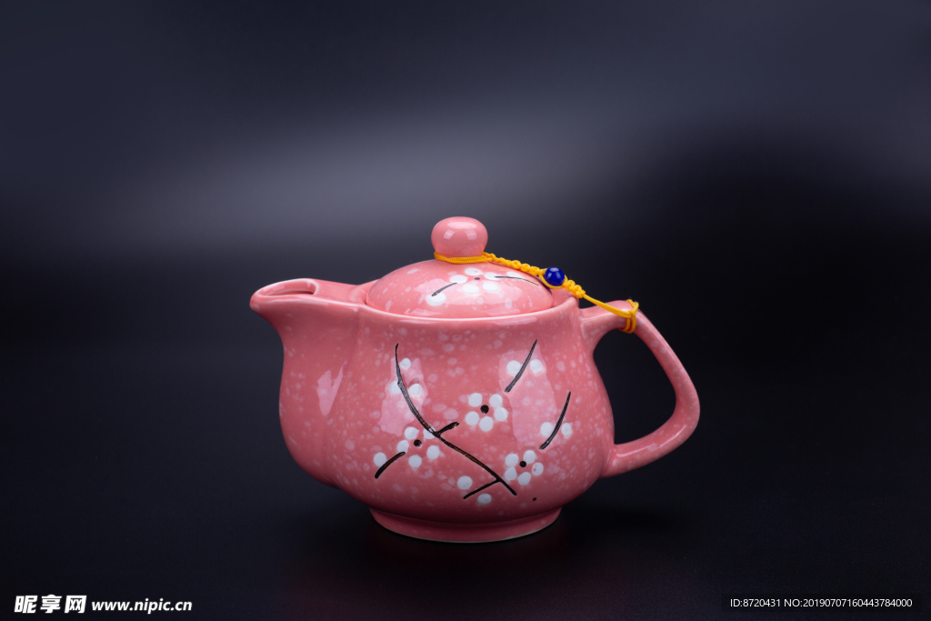 茶壶陶瓷壶青花瓷