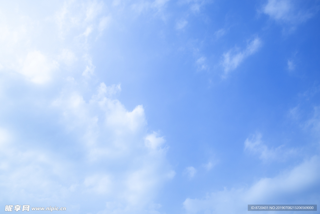 天空藍天白云晴朗晴天