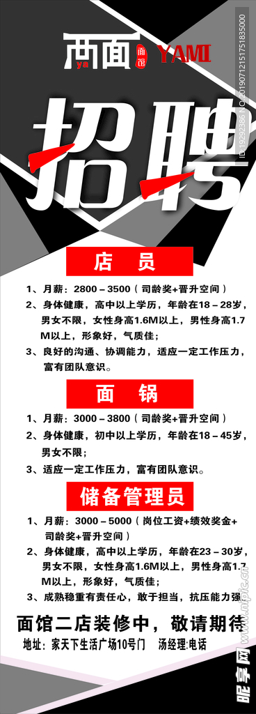 門店招聘