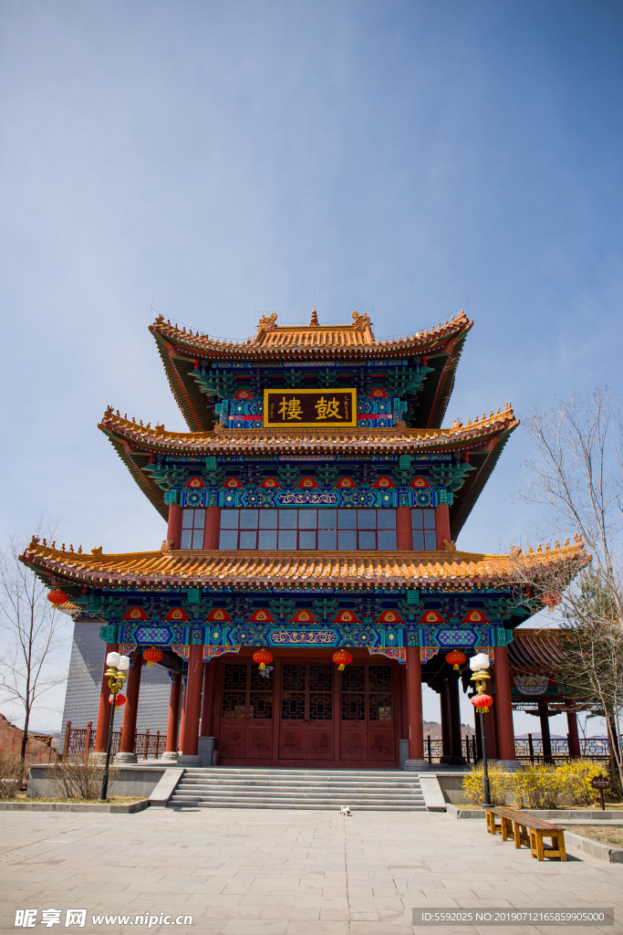 六鼎山鼓樓古建筑