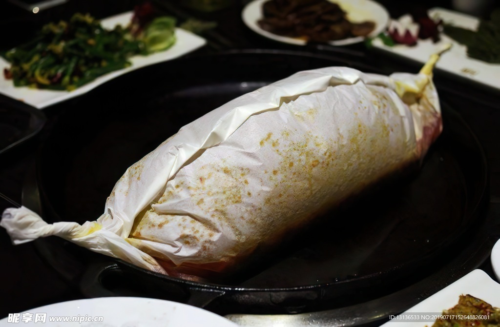 紙包魚 烤魚 攝影 作品 燒烤