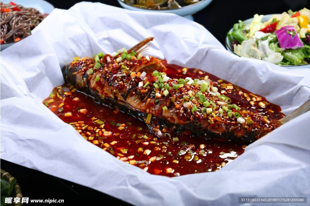 紙包魚 烤魚 攝影 作品 燒烤