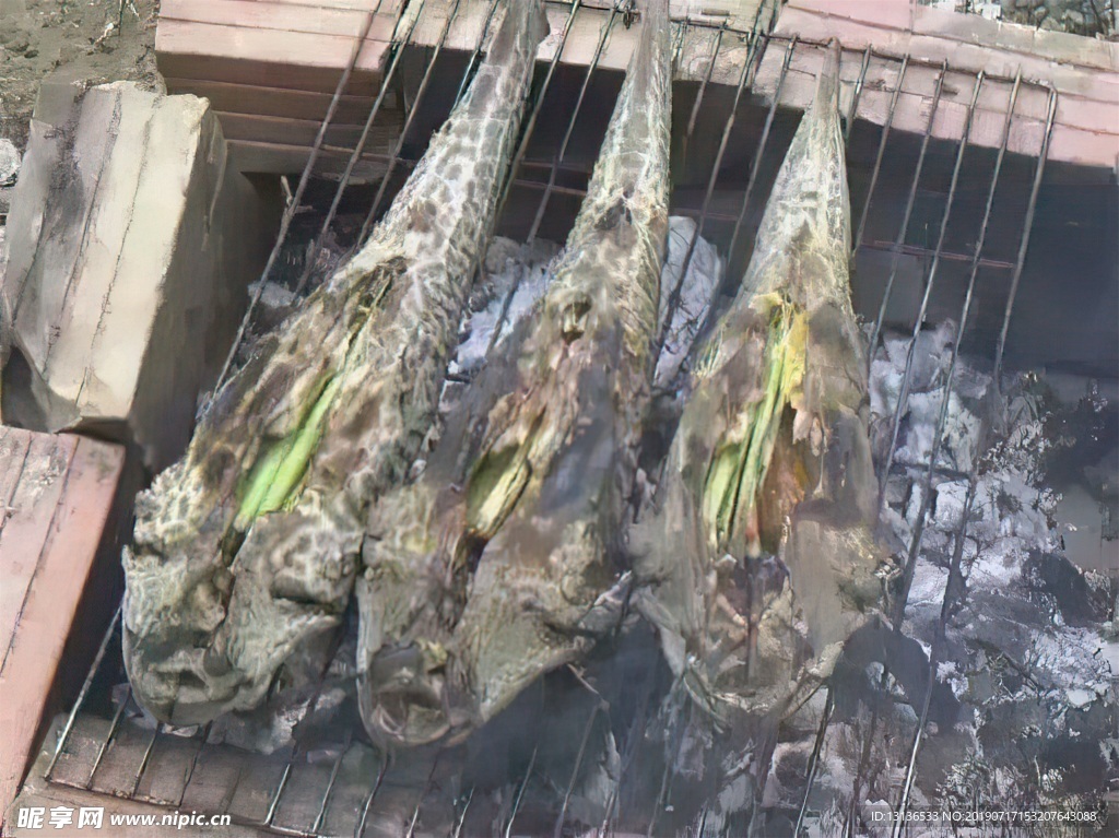 紙包魚 烤魚 攝影 作品 燒烤