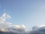 蓝天白云自然风景背景画面