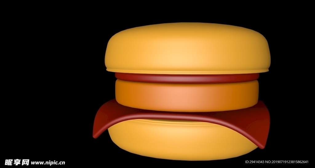 汉堡包模型