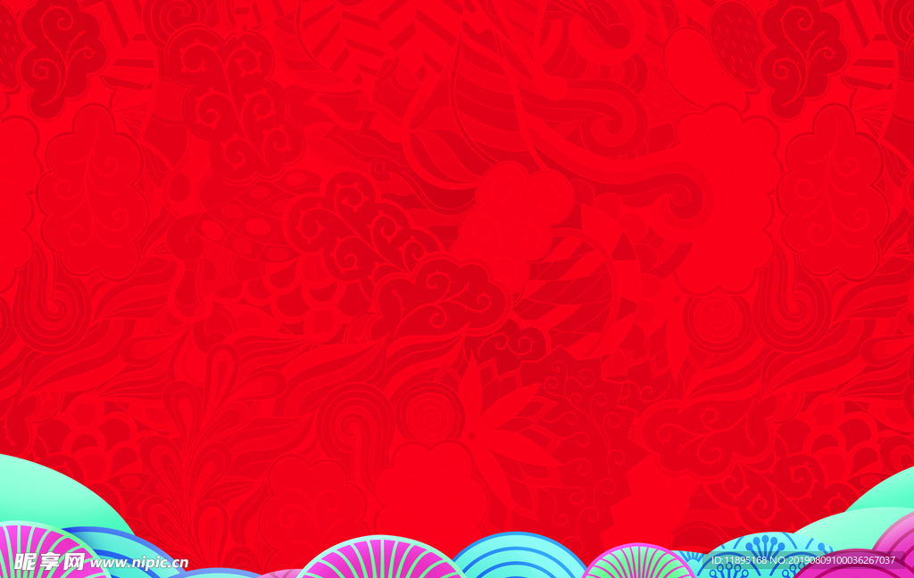 紅色底紋背景