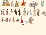 中国书画人物素材