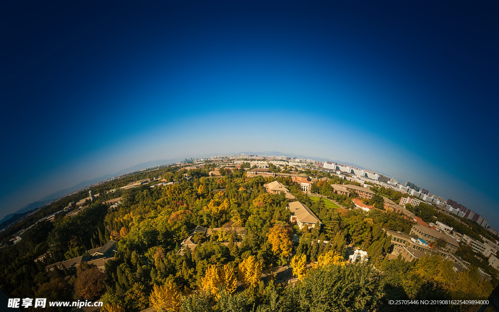 清華大學航拍風景