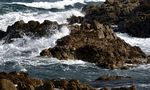 撒丁岛海浪岩石