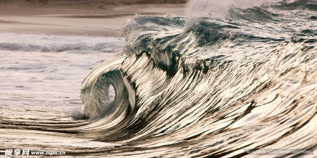 海水海浪浪花